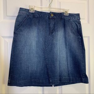 GLAMOUR X Lane Bryant NWT Stretch Denim Skirt Size 16